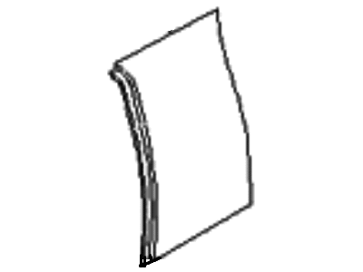 Kia 0K08F68210E96 Trim Assembly-B Pillar Upper