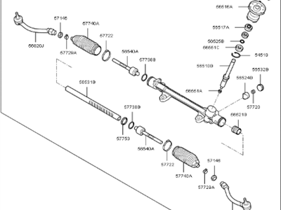 Kia 56500B2000 Gear Assembly-Steering