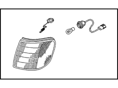 Kia 0K08A51070B Lamp-Front Combination, LH