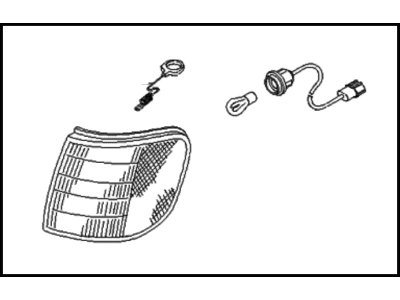 Kia 0K08A51060B Lamp-Front Combination, RH