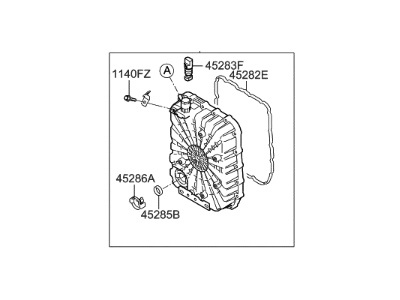 Kia 452803D100 Cover-Valve Body