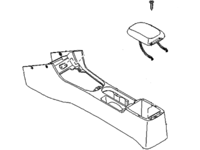 Kia 0K2A364410C75 Console Assembly-Front