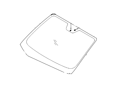 Kia 86111A7030 Windshield Glass