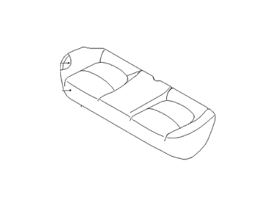 Kia 891002K021AHD Cushion Assembly-Rear Seat