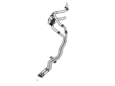 Kia 975404D200 Pipe & Hose Assembly-Heater