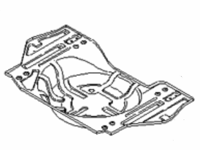 Kia 0K32A53730 Panel-Trunk Floor