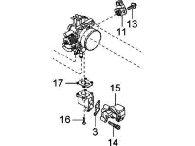 Hyundai 35100-38620 Body Assembly-Throttle