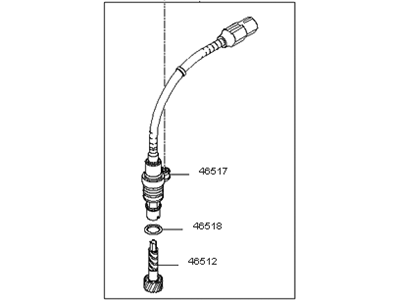 Kia 4363024000 Vehicle Speed Sensor