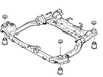 Kia 624051D000 Crossmember Complete