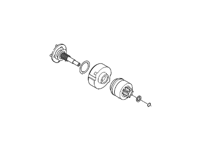 Hyundai 36140-2E121 Gear-Starter Reduction PINION