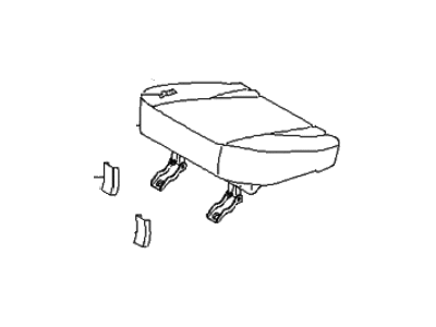Kia 891001F0001BK Cushion Assembly-Rear Seat