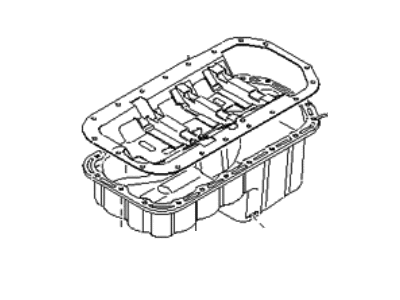 Kia 0K01310400A Pan Assembly-Oil