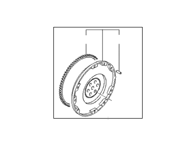 Kia 2320023700 Flywheel Assembly