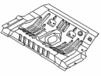 Kia 0K2AA53720 Panel Assembly-Center, Floor