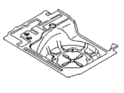 Kia 0K2AA53730 Panel-Trunk Floor