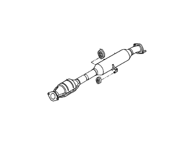 Kia 286503Q410 Center Exhaust Pipe