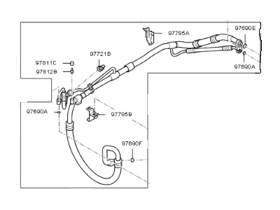 Hyundai 97775-3S800 Tube Assembly-Suction & Liquid