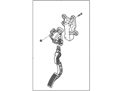 Kia 327002J000 Pedal Assembly-Accelerator