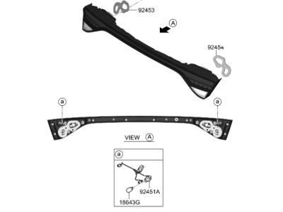 Kia 92403J5520 Lamp Assembly-Rear COMBI