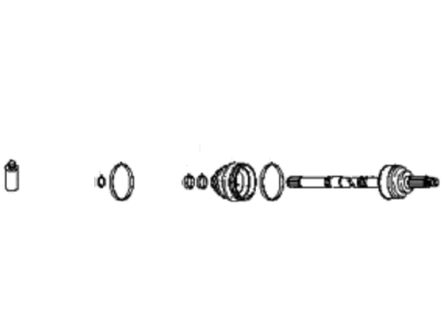 Kia 0K2A522510A Joint Set-Outer, RH
