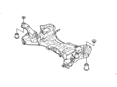 Kia 624052P300 CROSSMEMBER Complete(As
