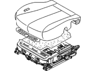 Kia 881004D310CS2 Cushion Assembly-Front Seat