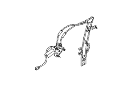 Kia 0K02159560E Regulator Assembly-Front Door
