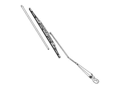 Kia 0K2B167420B Rear Windshield Wiper Arm & Blade Set