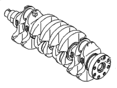 Kia 0K24711301 CRANKSHAFT