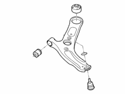 Kia 54501A7000 Arm Complete-Front Lower