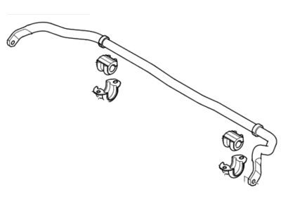 Kia 548103N300 Bar Assembly-Front Stabilizer