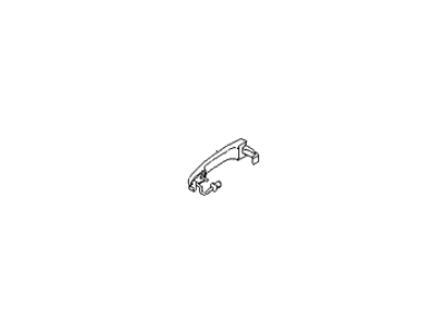 Kia 826511U010 Outer Front Right Handle And Cover
