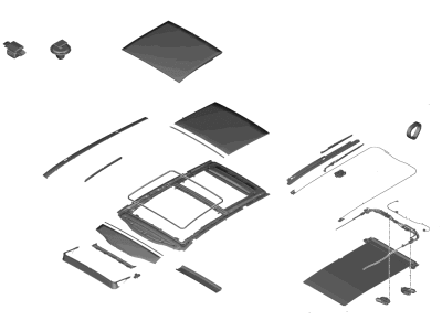 Kia 81600P1000GYT PANORAMA ROOF ASSY