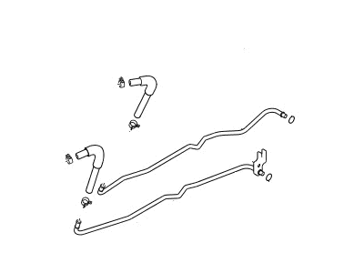 Kia 254703T000 Tube Assembly-Oil Cooler