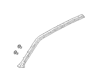 Kia 0K01858770A Drip WEATHERSTRIP, RH