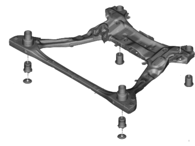 Kia 62405P2200 CROSSMEMBER COMPL