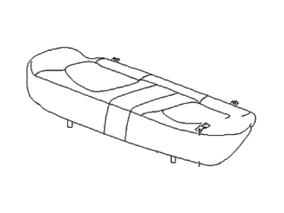 Kia 891003C000BTA Cushion Assembly-Rear Seat
