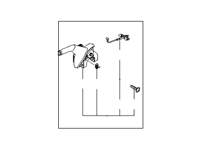 Kia 597102F150VA Lever Assembly-Parking Brake