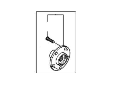 Kia 517501D000 Front Wheel Hub Assembly