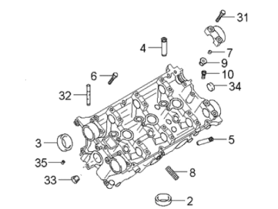 Hyundai 22100-39000 Head Assembly-Cylinder