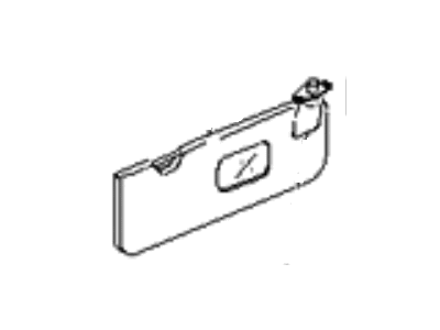 Kia 0K2AA69270C05 Sunvisor Assembly Right