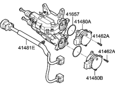 Kia 414702B010 ACTUATOR Assembly-Clutch