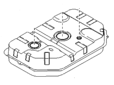 Kia 0K52Z42110 Fuel Tank Assembly