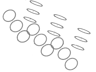 Kia 230403L601 Ring Set-Piston