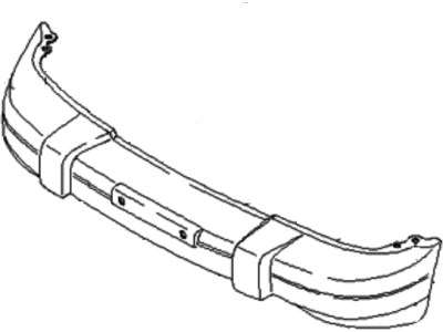 Kia 0K08050031CXX Front Bumper Cover