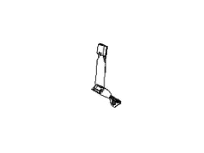 Kia 898401F500EZ Rear Seat Belt Tongue & Buckle Assembly