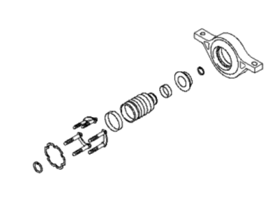 Kia 495752P000 Repair Kit-Center Bearing