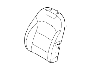 Kia 88460G5011AY1 Front Back Covering Assembly