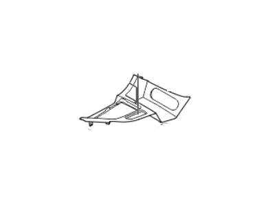 Kia 846512T010MB2 Cover-Console Upper