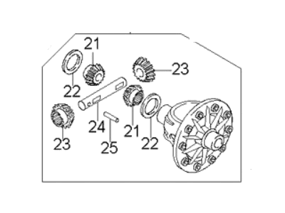 Kia 0K04527200 Differential Assembly